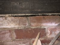 Damp patch on internal wall