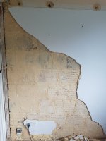 Mid terraced 1920 blown plaster