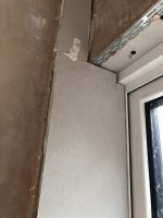 Plasterboard on window/door frames - any advice?