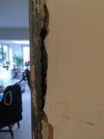 Plastering over metal beam and problem areas
