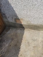 Has this damp proofing and rendering been done correctly ?