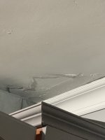 Plaster coming off from ceiling