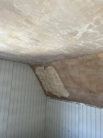Plaster falling off wall