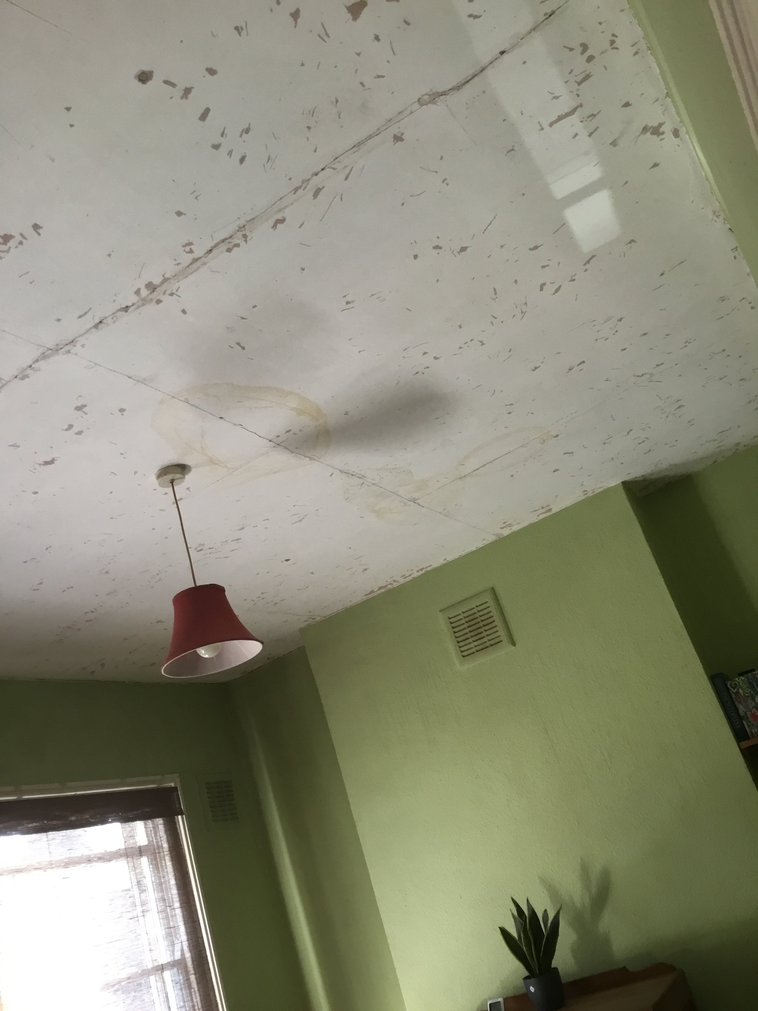 Council house ceiling help needed please