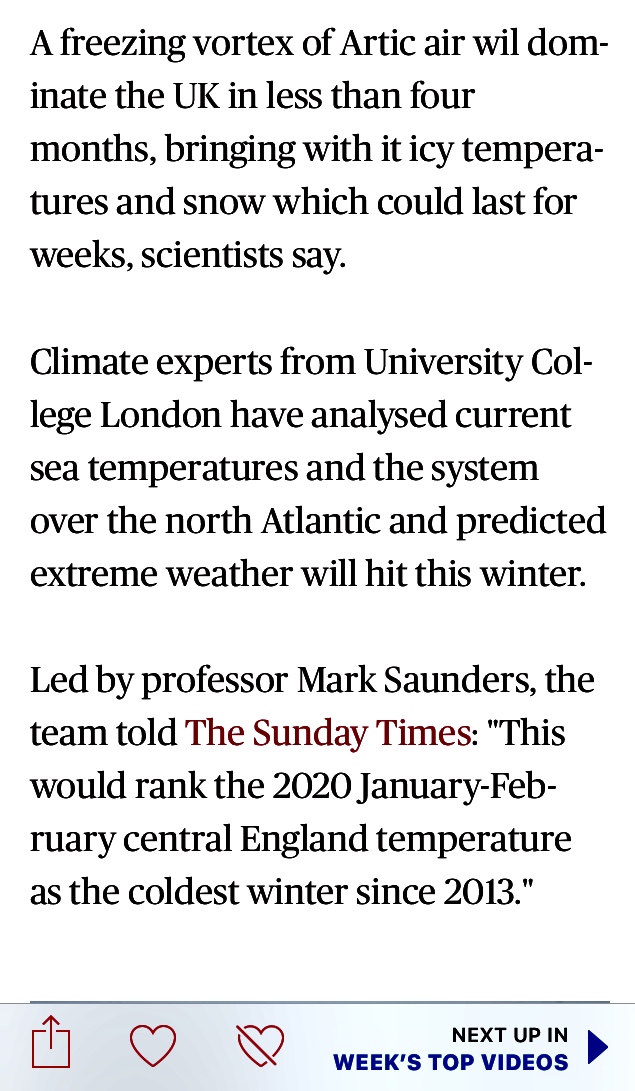 If ever a story summed up climate change
