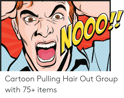 cartoon-pulling-hair-out-group-with-75-items-50310662.png
