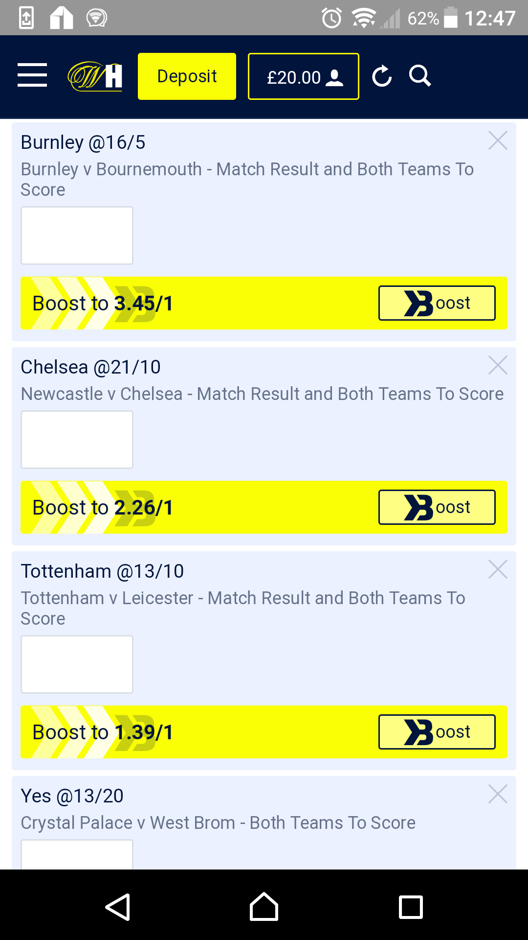 good luck on yer footy bets lads