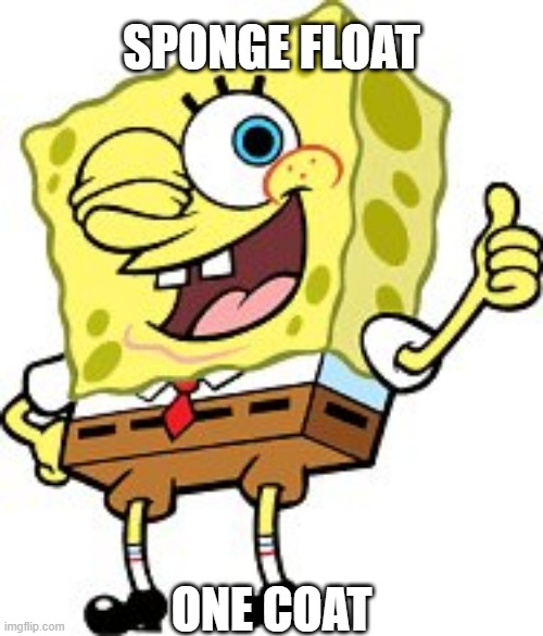 Sponge float!