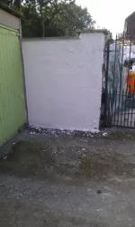 Bit of wallcrete over Weber chalk