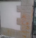 Bit of wallcrete over Weber chalk