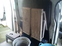 Space saving in the van.