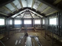 Vaulted ceiling