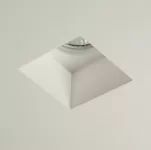 Plaster in downlights.