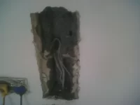 Plaster in downlights.