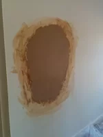 New skim patch fell off the wall! Patch up ok? New skim patch fell off the wall! Patch up ok?