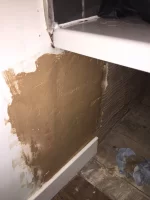 Newbie plastering in bathroom