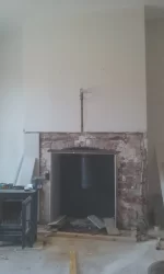 Alternatives to rendering arched chimney breast