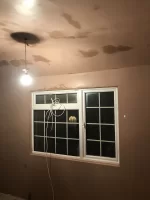 Staircase wall blown