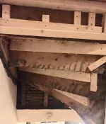 Boarding a barrel ceiling