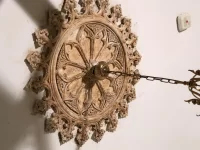 Intricate 1850's ceiling rose restoration