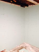 "Decorative" sand cement render in bathroom/ wetroom. Help please!!