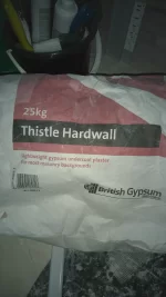 Hardwall to stick beading on not good