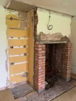 Help - trying to work out how to repair around an old fireplace