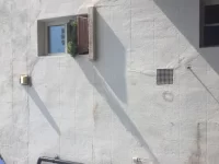 Pink Staining on External Lime Based Wall?