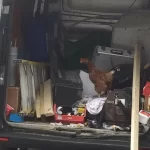 Back of your van!