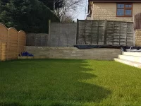 Rendering Garden Retaining wall (no DPC on earth side)