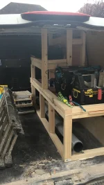 My sh*t carpentry van rack