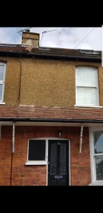 Pebbledash patching