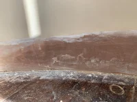 Small mould problem on newly plastered wall.