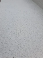 Recoat silicone render atter raining?