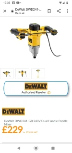 DeWalt corded mixer