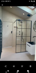 Microcement bathroom