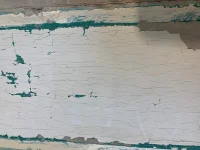 Cracked paint