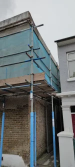 Tarmac Pre Mixed One Coat Render as base coat over existing pebbledash