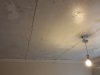 After artex (textured ceiling removal)....