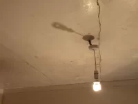 After artex (textured ceiling removal)....