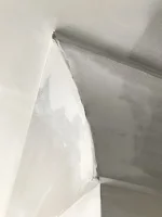 Is this acceptable work-cornices and bathroom setting