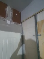 Condensation behind drylining