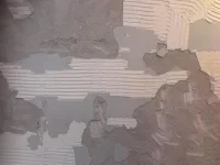 Plastering over old tile adhesive in bathroom