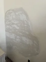 Skimmed wall not drying