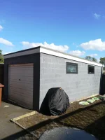 Waterproofing single skin blockwork garage