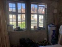 External wall, lime, thermal plaster board, sand and cement…help