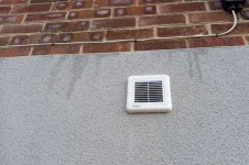 Damp patches on render - is this normal??