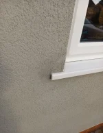 Damp patches on render - is this normal??