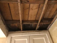 Very small straps under lath and plaster. How to go about boarding it?