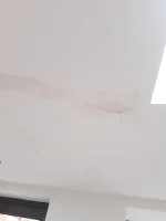 Remedying plaster after leak